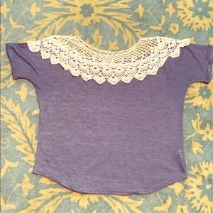 Umgee crochet dolman top